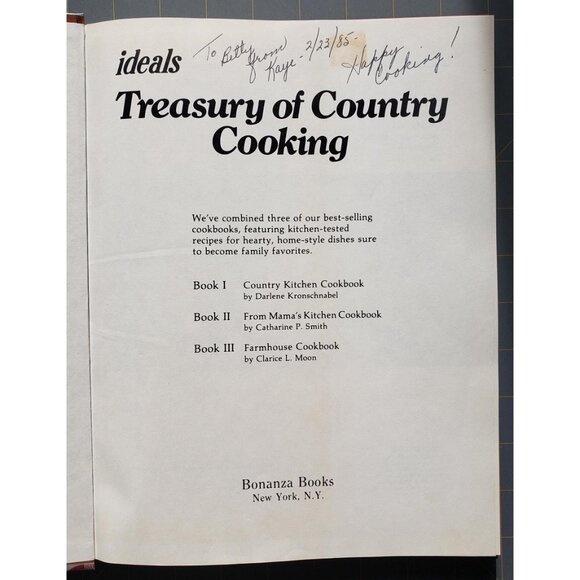 Ideals Treasure of Country Cooking 3 Books in 1 1980 Hardcover w Illustrations - Picture 8 of 10